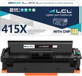 Cartouche de Toner Compatible 415A 415X W2030A W2030X (avec OEM Puce) Remplacement pour HP Color Laserjet Pro M454 M454DW M454NW M454DN M479 M479FDN M479FNW M479DW M479FDW MFP M480f (1-Pack.[G298]