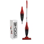 Upright Handheld Vacuum Cleaner Red 600w Bagless Cyclonic Hepa Filter