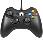 Manette Filaire Xbox 360 Gamepad Controller Manette Console Pour Pc/Android/Tv Box, Noir