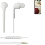 Earphones for Samsung Galaxy A12 Nacho in earsets stereo head set