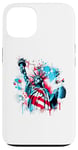 iPhone 13 American Style Statue of Liberty Spray Paint Case