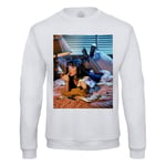 Sweat Shirt Homme Uma Thurman Pulp Fiction Cigarette Tarantino Actrice Cinema