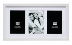 Deknudt Frames S66KA6 Cadre Photo pour 3 Photos Vertical Blanc 13 x 18 cm
