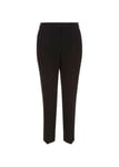 HOBBS Ladies Black Zip Fly Tapered Leg Pleated Anne Trousers Size UK 6  RRP £99