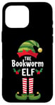 iPhone 16 Pro Max The Bookworm Elf Matching Family Christmas Book Lover Worm Case