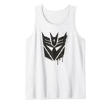 Transformers Decepticons Dripping Paint Logo Silhouette Tank Top