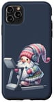 iPhone 11 Pro Max Fitness Gnome On Treadmill Running Machine For Women And Gym Case