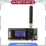 LILYGO® TTGO LoRa32 V2.1 1.6.1 ESP32 LoRa 433MHz 868MHz 915MHz utvecklingskort 0,96 tum OLED TF-kort BLE WIFI trådlös modul 433MHz