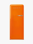 Smeg 50's Style FAB28L Freestanding Fridge with Ice Box, Left-Hand Hinge