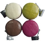 Aroa XXI Macaron Set de Pinces décoratives pour Set, Multicolore, 7,5 x 3,5 x 1 cm, Lot de 4