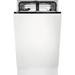 AEG 5000 Series Built-In Dishwasher, FSX51407Z, with AirDry Technology, Fully Integrated Dishwasher With 9 Settings, Fast and efficient with Quik Program, 49 dB, 45cm, White, Class F