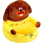 Hey Duggee Plush Children’s Chair  Soft & Comfy-Brown & Yellow