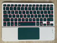 Clavier Bluetooth sans fil tactile magique pour iPad 10 pouces rétroéclairé couleur nuit étoilée