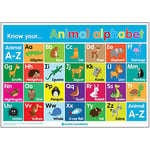 Signs 4 Learning know Your Animal Alphabet A-Z A2 Poster, Standard, 420mm x 594mm