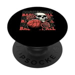 Tete Morte Basketball Hoop - Ballon Basket PopSockets PopGrip Interchangeable