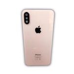 VITRE ARRIERE COMPATIBLE AVEC SUPPORT CAMERA POUR APPLE IPHONE XS GOLD OR