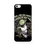 ERT GROUP mobile phone case for Apple Iphone 5/5S/SE original and officially Licensed Star Wars pattern Yoda 007 optimally adapted to the shape of the mobile phone, case made of TPU