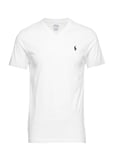 Custom Slim Fit Jersey V-Neck T-Shirt Tops T-shirts Short-sleeved White Polo Ralph Lauren