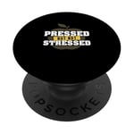 Passionné de cidre de pomme amusant pressé mais pas stressé PopSockets PopGrip Adhésif