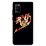 Cokitec Coque pour Samsung Galaxy A41 Manga Fairy Tail Logo Noir