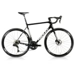 Ridley Bikes Helium SLX Disc 105 Di2 Lotto Soudal Carbon Road Bike - Black / Silver Medium Black/Silver