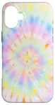 iPhone 16 Plus Bold Tiedye Pink & Blue, Rainbow Colors Punk Rock Tie Dye Case