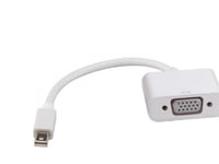 Roline Mini Displayport-Vga Adapter, V1.2, Mini Dp M - Vga F White, Hvit