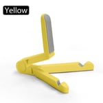 Support universel pour tablette,pliable,simple,facile à transporter,pour téléphone portable,pour iPad,Samsung,Xiaomi,2023 - Type Yellow