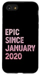 Coque pour iPhone SE (2020) / 7 / 8 5e anniversaire garçons filles épique depuis août 2020