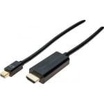 Cordon mini displayport 1.2 vers hdmi 2.0 actif - 2M