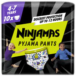 Pampers Ninjamas Pyjama Pajama Pants Space, 10 kpl, 17-30 kg