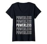 Womens Powerless V-Neck T-Shirt