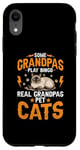 iPhone XR Some Grandpas Play Bingo Real Grandpas Pet Cats Siamese Cat Case