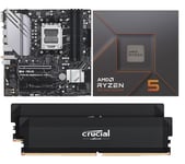 Asus Ryzen™ 5 7600X Processor, Pro Overclocking 32 GB Memory Kit & PRIME B650M-A WIFI II AM5 Motherboard Bundle