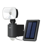Trådlös utomhusbelysning GP Safeguard RF3.1H med en lampa, rörelsesensor och solpanel