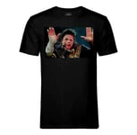 T-Shirt Homme Col Rond Michael Jackson Concert Live Chanteur Pop Star Celebrite