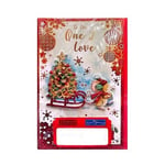 Simon Elvin One I Love Present Christmas Card (Pack of 6)