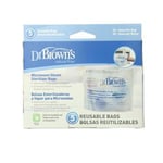 Dr Brown's Options Microwave Steriliser Bag, Pack of 5