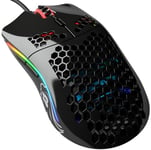 GLORIOUS Gaming Model O Wired Gaming Mouse - 67g Superlight Honeycomb Design, RGB, Pixart 3360 Sensor, Omron Switches, Ambidextrous - Glossy Black