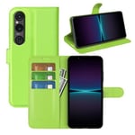 Sony Xperia 1 VI PU Wallet Case [Green]