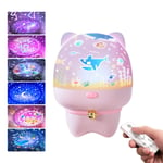 Projecteur LED Star Night Light, 6 thèmes avec 5 Effets de Couleur, BT Télécommande Minuterie Touch Night Light, pour Enfants Enfants Chambre Nursery Cadeaux