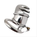 Luckly77 Hand Polished Chastity Lock For Men JJ Birdcage For Husband And Wife SM Sex Toys For Men Privacy Convenience (Size : 45mm)