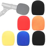 Mic Windscreen - Pof Filter Foam Windscreen Cover Compatible with Shure SM58 SM58-LC Ball Type Mic to Reduce Wind Noises by YOUSHARES (6 Pack）