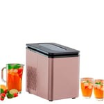 Neo 1.7L Automatic Electric Portable Home Kitchen Ice Cube Dispenser Maker Machine Counter Top Cocktails Drink Crusher Cold Freeze (Copper)