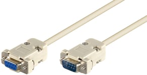 MicroConnect Seriellforlengelseskabel - DB-9 (hann) til DB-9 (hunn) - 30 m