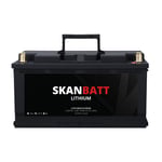 SKANBATT Lithium Batteri 12V 104AH 100A BMS (279x175x190mm) - NYHET (kan forhåndsbestilles)