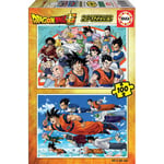 Puzzle - Dragon Ball Z - 2 modèles de 100 pièces - Enfant dès 6 ans