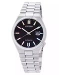 Citizen Tsuyosa Stainless Steel Black Dial Automatic NJ0151-53E Mens Watch 50M