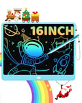 ORSEN Tablette D'écriture LCD Tablette Dessin Enfant Ardoise Magique 16 Pouces, Garçons Filles 3-8 Ans jouet éducatifs cadeau d'anniversaire Noël (Bleu)