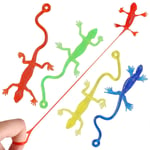 5 st Lizard Leksaker Klibbig Ödla Stretchig Ödla Leksak Squishy Leksaker Ödla Figurer Stretchbara Djur Partypåse Fyllmedel 16.00X4.00X0.60CM